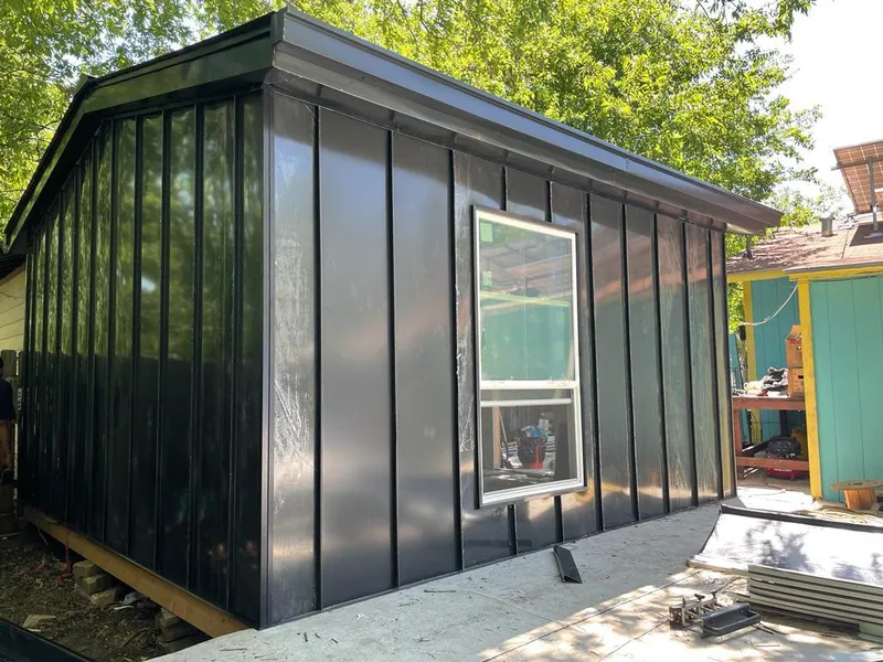 Black standing seam metal wall panels for Metal Roof Installation in Bladensburg